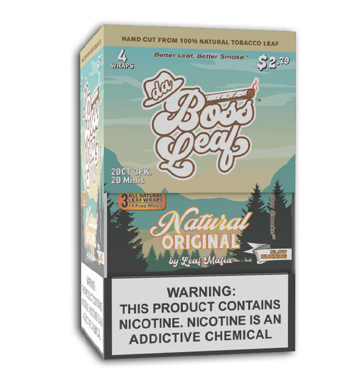 DaBossLeaf 4pk -Natural Original