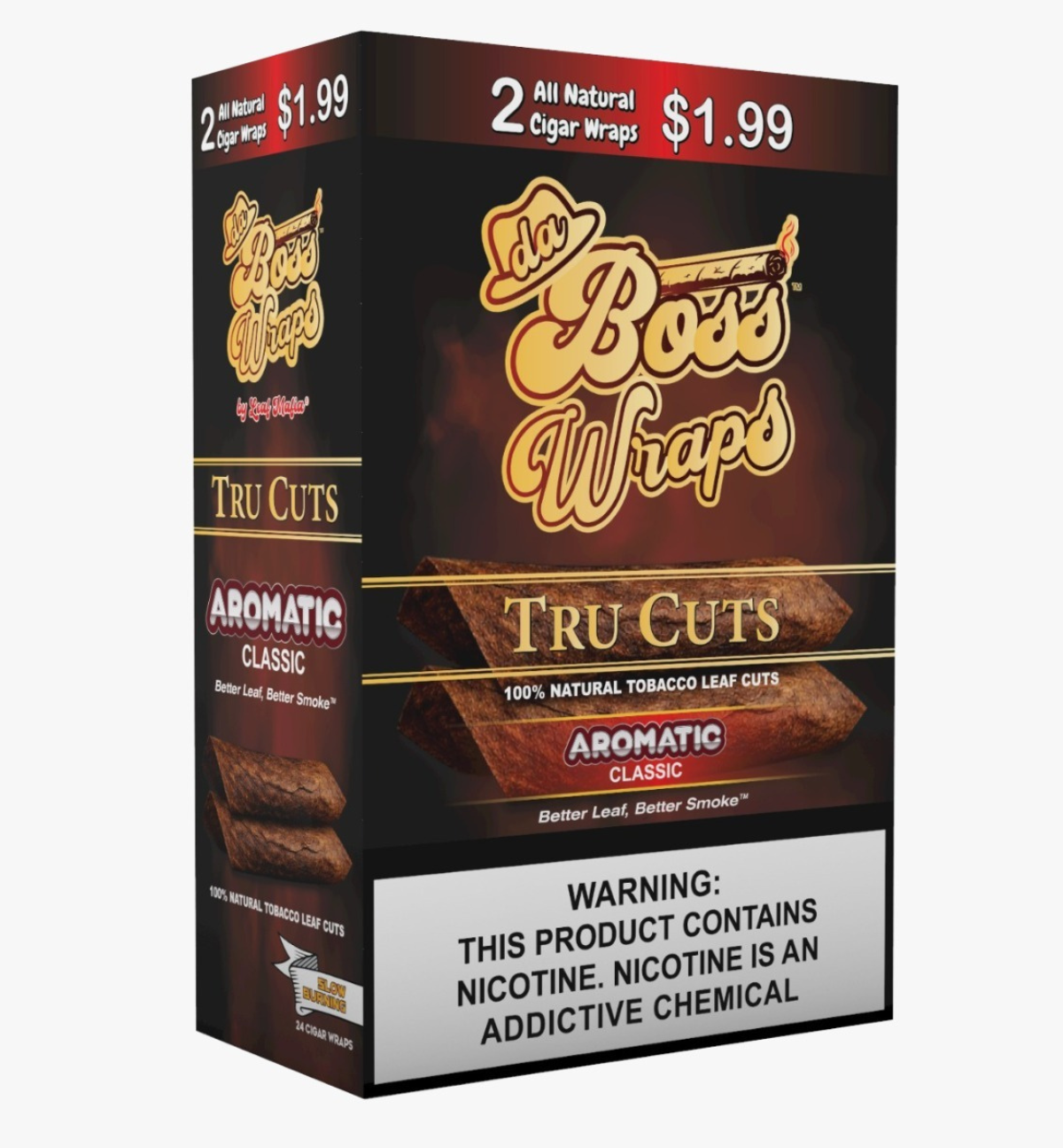 DaBossWraps _ Tru Cut _ Aromatic _ 2pk _ 12ct-price