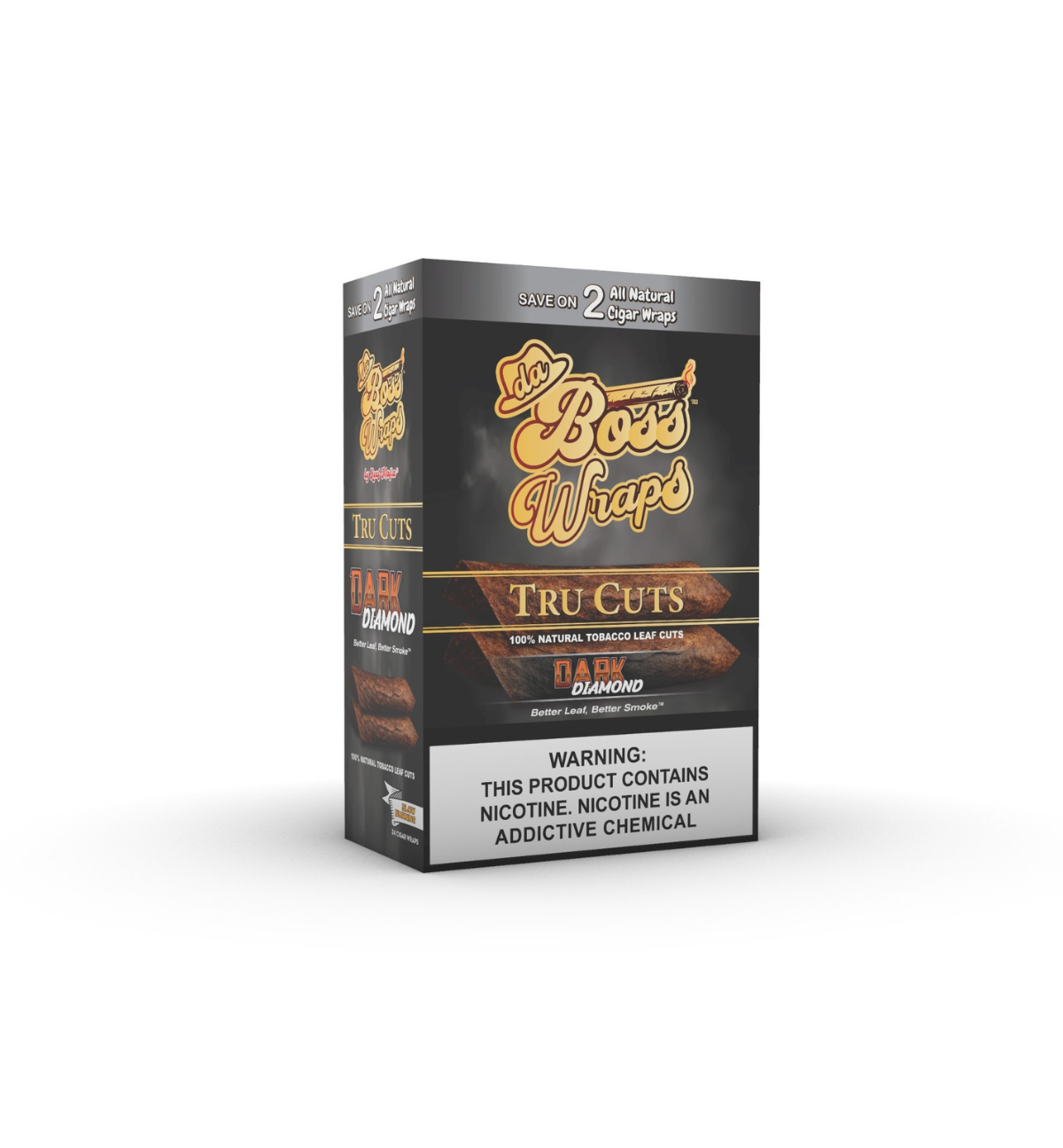 DaBossWraps _ Tru Cut _ Dark Diamond _ 2pk _ 12ct