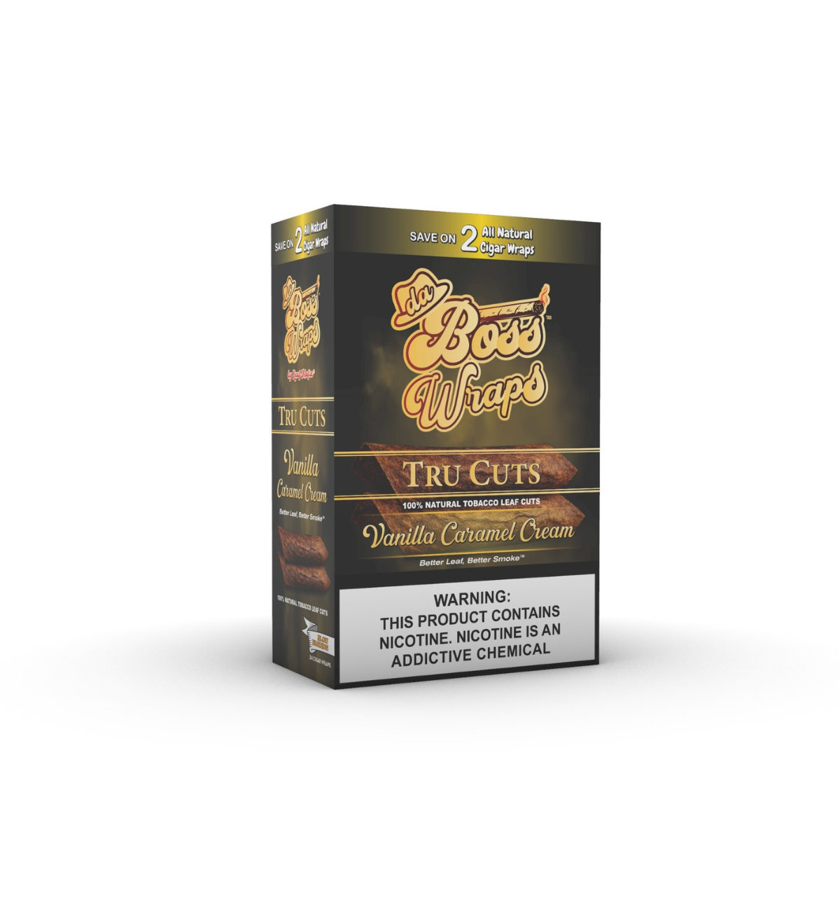 DaBossWraps _ Tru Cut _ Vanilla Caramel Cream _ 2pk _ 12ct DaBossWraps _ Tru Cut _ Vanilla Caramel Cream _ 2pk _ 12ct