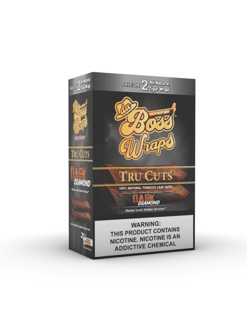 DaBossWraps Tru Cut Dark Diamond 2PK – 12 Count