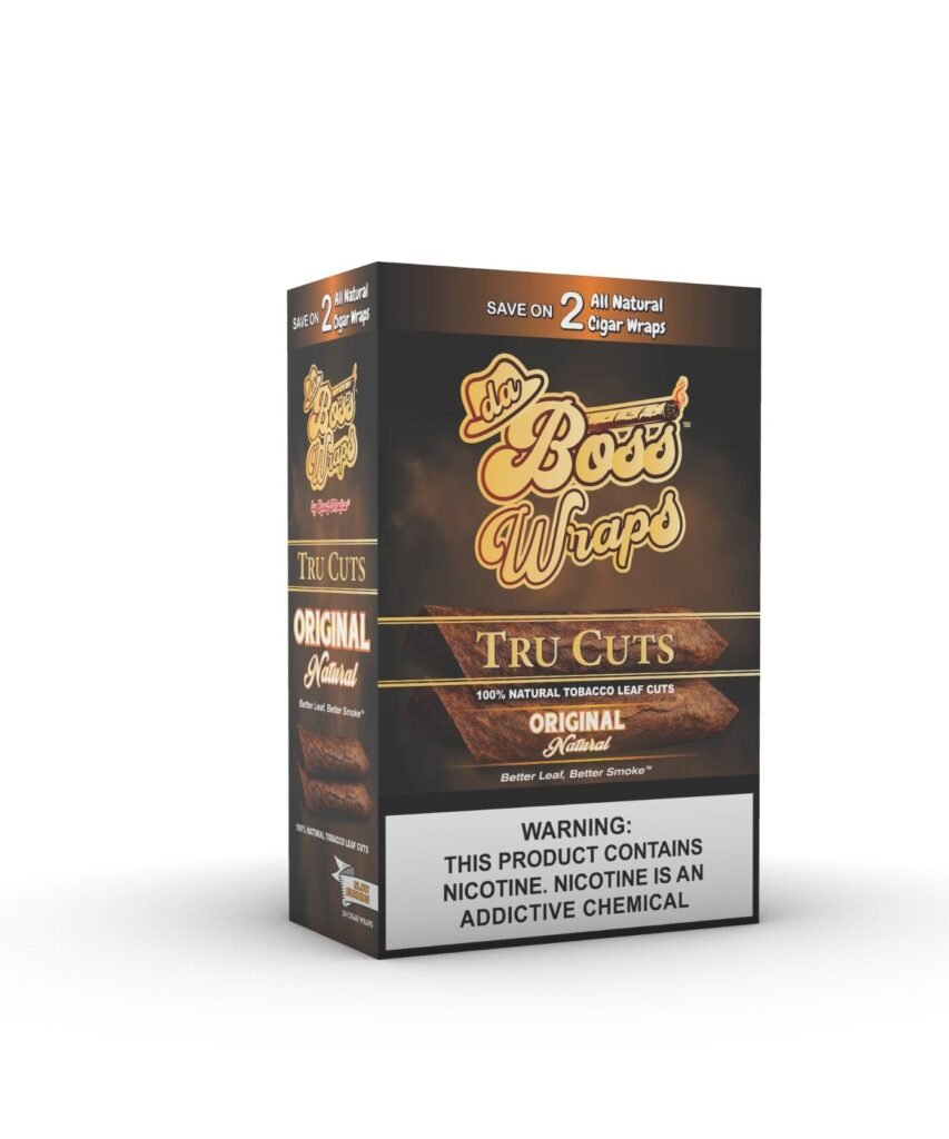 DaBossWraps Tru Cut Original Natural 2PK – 12 Count